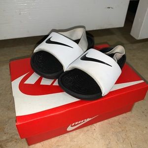 Baby Nike slides